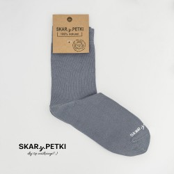 Skarpety klasyczne szare