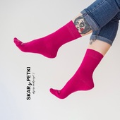 Fuksja 🩷 letnia kolekcja 2024! 

#fuksja #skarypetki #socks #skarpety #cotton #highquality #lodzkaprodukcja #producion #summer #lato #bawełna